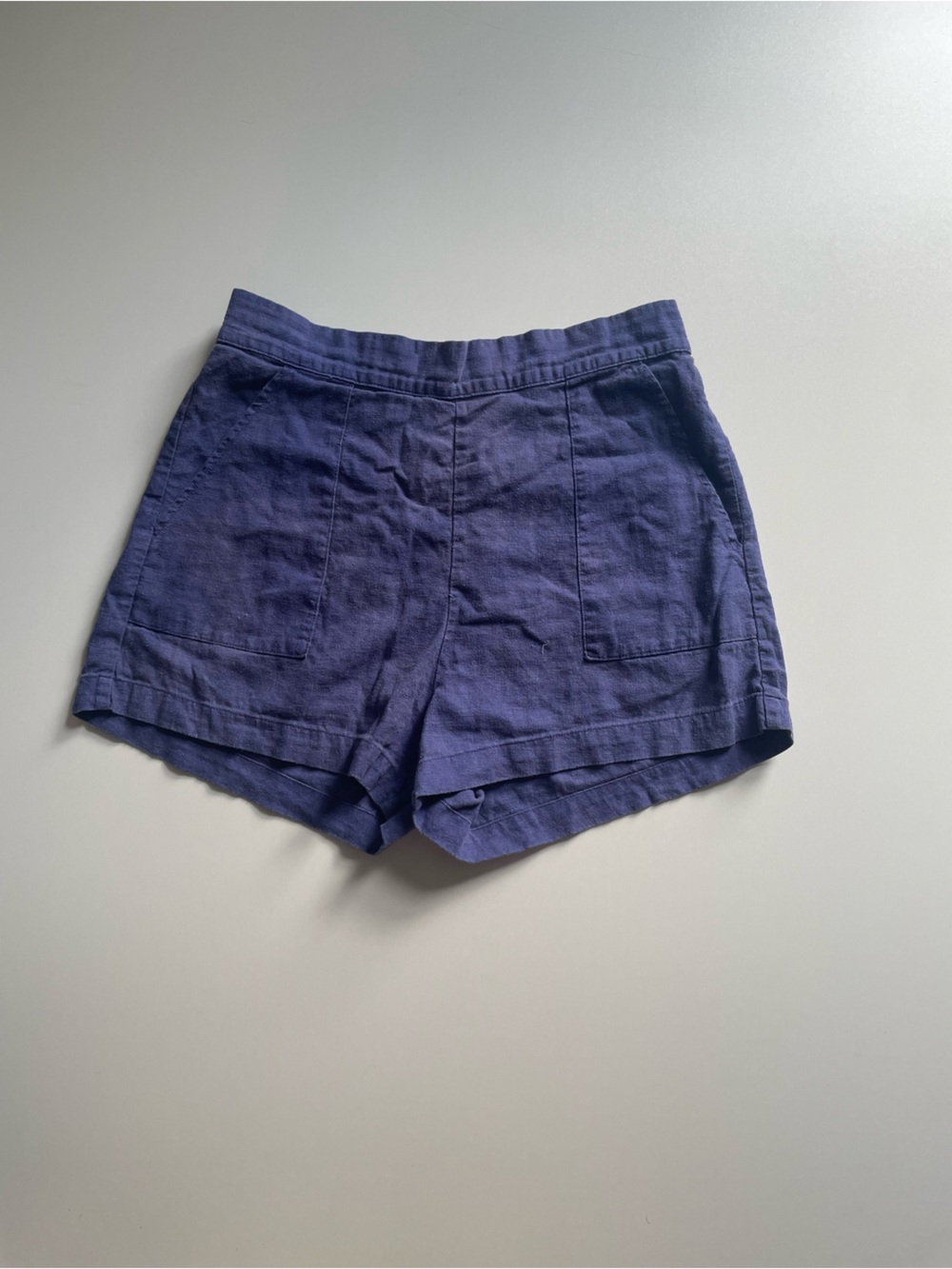 Sorrelli Navy Linen-Blend Casual Shorts
